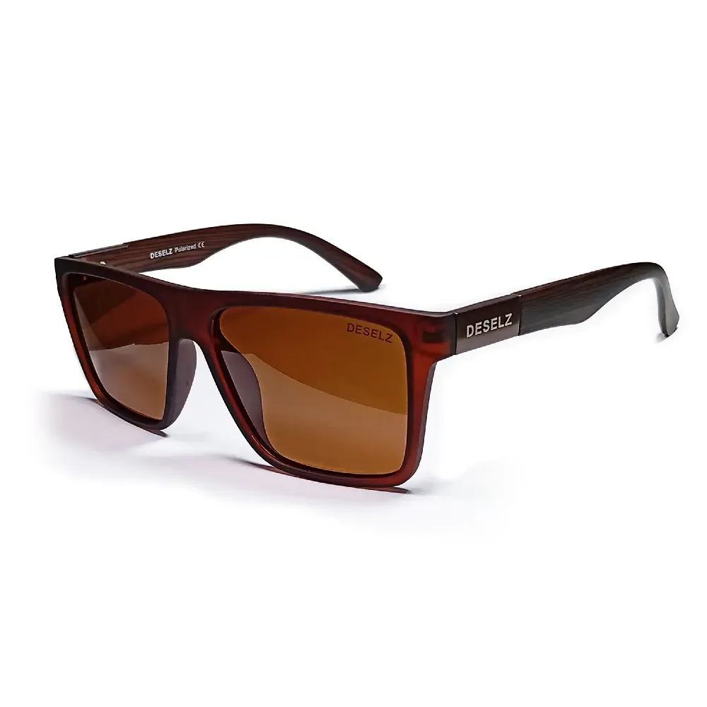 renoor-deselz-DE7299-men-brown-angle.webp عینک آفتابی مردانه DESELZ | کد DE7299 - تصویر 1